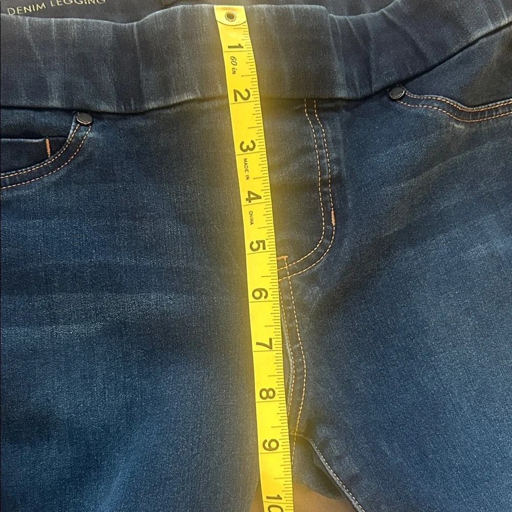 Liverpool Deep Blue Denim Jeans elastic waist - Picture 6 of 8